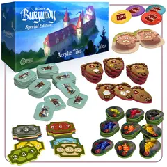 The Castles of Burgundy: Upgraded Tokens — Acrylic