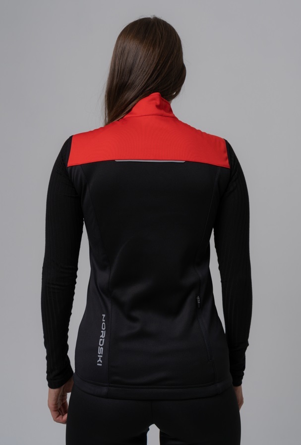 Nordski Active лыжный жилет женский red-black - 3
