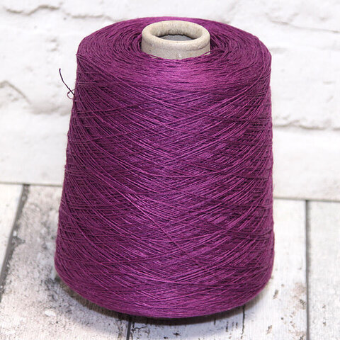 Лен 100% NEW MILL LINONE 660 пурпурный