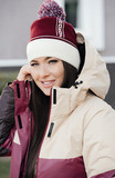Удлинённая Тёплая Зимняя Куртка Nordski Casual Beige-Wine W