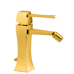 Gessi Mimi 31107#080 Смеситель для биде на 1 отверстие, с донным клапаном, цвет: золото фото