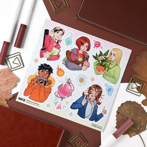 Стикеры NKS Q-PACK W.I.T.C.H.