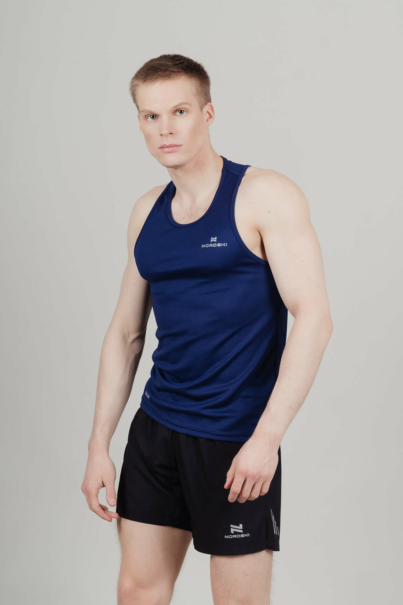 Мужская спортивная майка Nordski Run темно-синяя