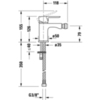 Duravit A.1 A12400001010 Смеситель для биде на 1 отв., цвет: хром