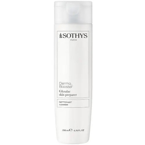 Sothys Dermo-Booster: Мультиактивный очищающий гель для лица с AHA-кислотами (Glysalac Skin Preparer)