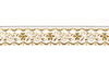 Тесьма жаккард с метанитом, с1857, рис.9016, ш. 2,2 см