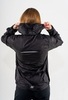 Женская ветровка с капюшоном для бега Noname WindShell 22 черная - 2