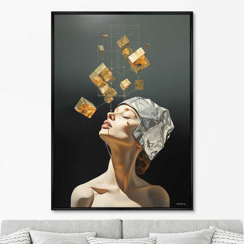 ArtNoMore - Репродукция картины на холсте Сон, как поиск новых горизонтов № 3, 2024г.