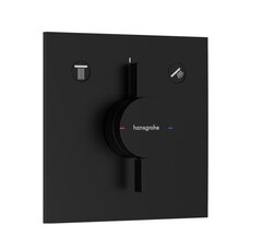 Hansgrohe DuoTurn E 75417670 Смеситель для ванны, однорычажный, для 2 потребителей, скрытого монтажа, мч фото