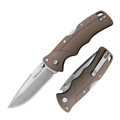 Фото Нож складной Cold Steel Verdict Spear, сталь 1.4116, рукоять термопластик GFN, темно-коричневый