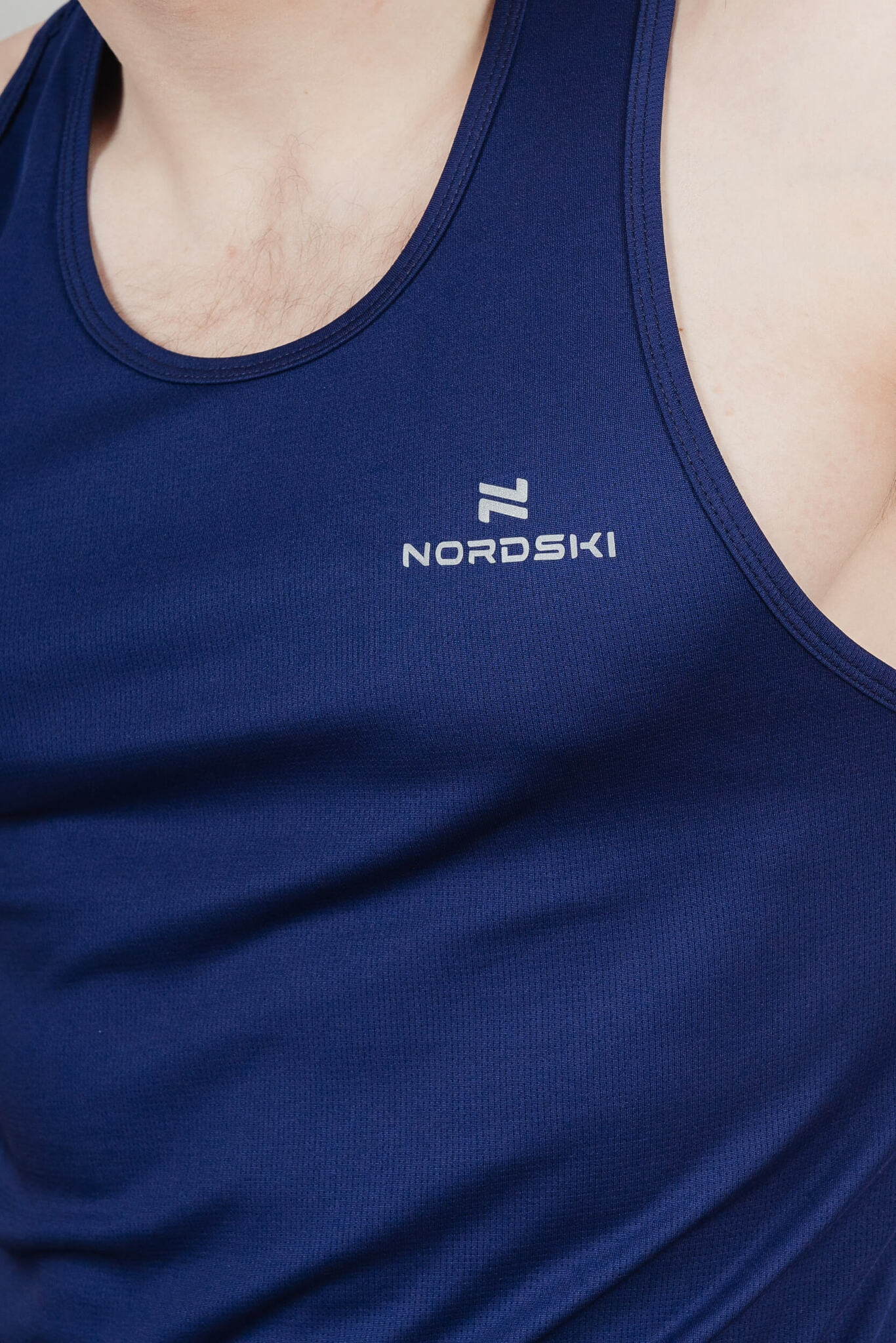 Мужская спортивная майка Nordski Run темно-синяя - 3