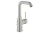 GROHE Essence 24174DC1 Смеситель для раковины с донным клапаном, L-Size, суперсталь