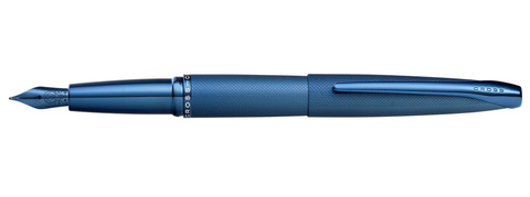 Ручка перьевая Cross ATX, Sandblasted Dark Blue PVD, F (886-45FJ)