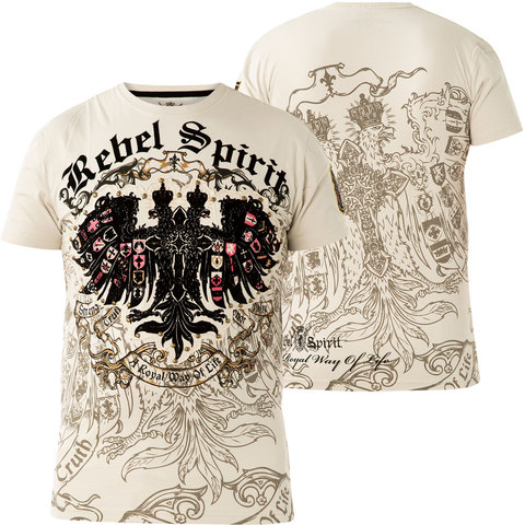 Rebel Spirit | Футболка мужская SSK121263 перед и спина