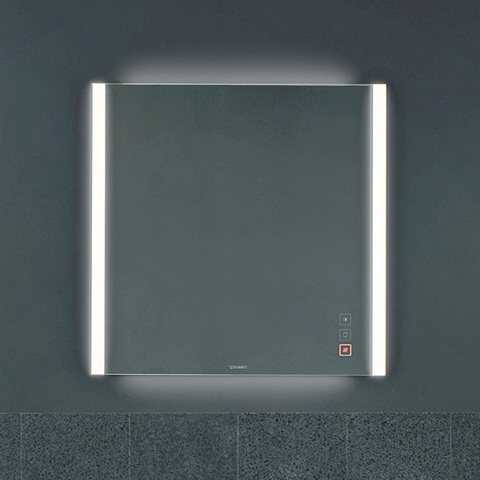 Duravit XViu XV70420B2B2 Зеркало с подсветкой 800x820x40мм, цвет: матовый черный