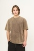 Футболка Kultura oversize Premium garment dyed коричневый