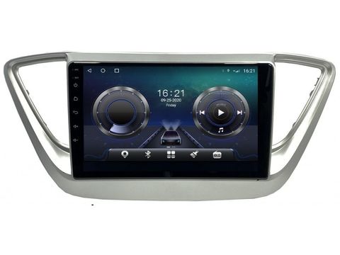 Магнитола для Hyundai Solaris (2017-2020) Android 11 8/128GB QLED DSP 4G модель CB-3074TS18