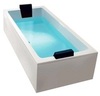 Gruppo Treesse Quadra V071N+V078F+V078F+MLQ+BVP+V071L D Ванна 180*100*67см, гидрормассаж, цифр сист дезинф,на раме со слив-переливом AWA, с фронтальным экраном, цвет белый+фронт панель,+смеситель хром,+излив хром, ванна белая