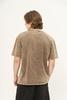 Футболка Kultura oversize Premium garment dyed коричневый