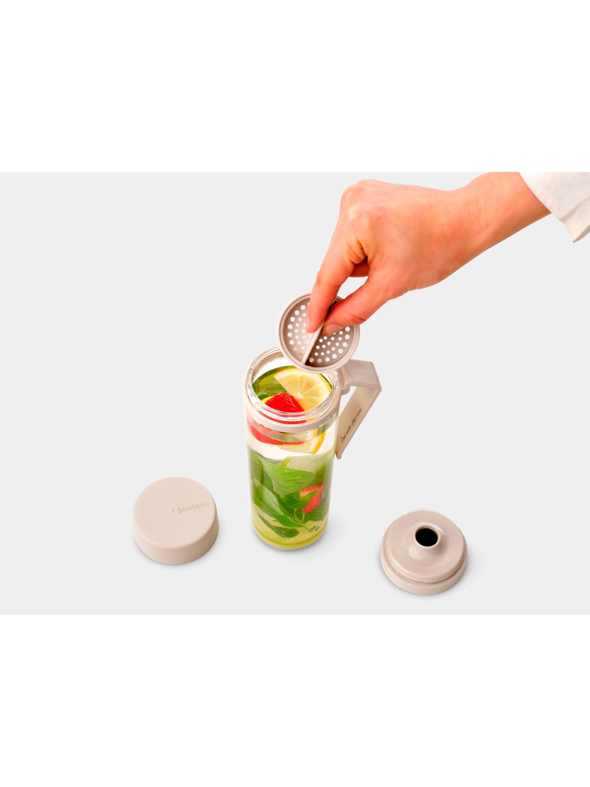 Питьевая бутылка Make&Take (0,5 л), Бежевый, арт. 240980 - фото 5