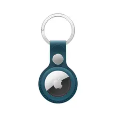 Тканевый брелок с заводным кольцом Apple FineWoven Key Ring для AirTag, Pacific Blue (Тихоокеанский синий)
