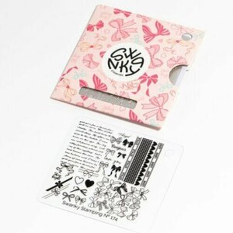 Пластина Swanky Stamping 174 маленькая 6*6см