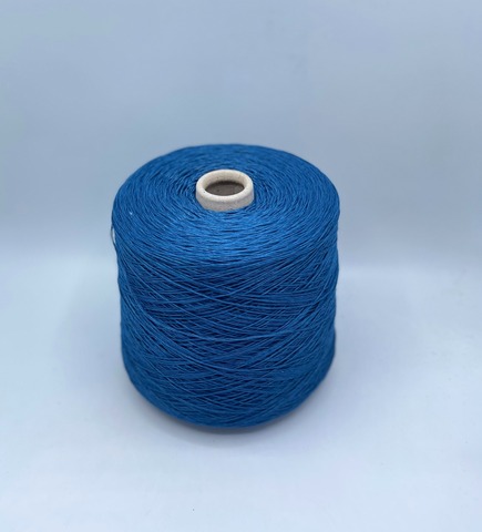 Бобинная пряжа (пр.Италия), art.Cotone, 350м/100 гр. 100%Хлопок, цвет-Байкал , арт.34776