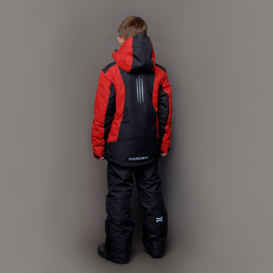 Nordski Jr Extreme горнолыжный костюм детский black-red - 2