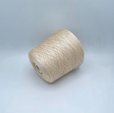 Luxury Selection by Ri.Go(пр.Италия), art-Okinawa ,700м/100гр, 57%Шелк 43%Хлопок , цвет-Бежевый сатин ,арт.30524