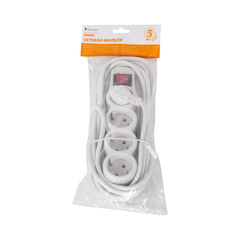 Сетевой фильтр iPower Home W4-50M 5 м.220 в.