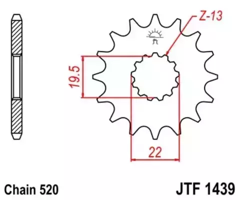 Звезда ведущая JTF1439 11