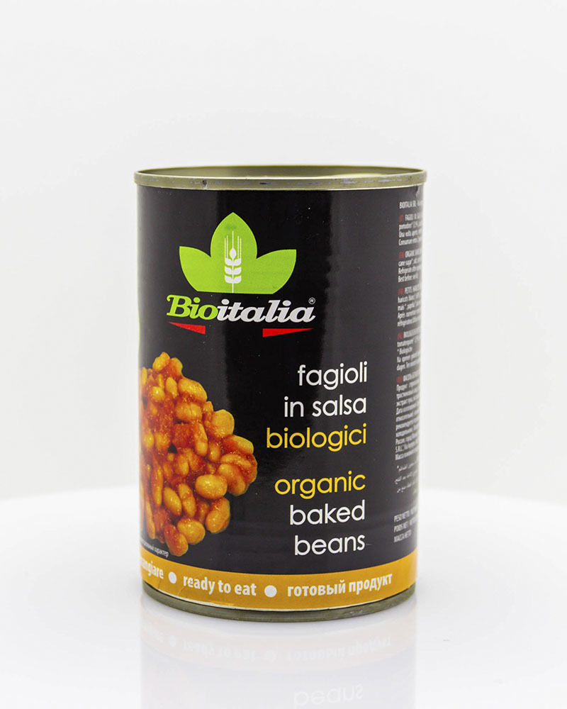 Фасоль Bioitalia в Томатном Соусе Консервированная 400 г