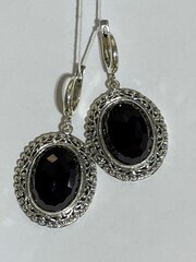 Эсфахан (серьги из серебра)