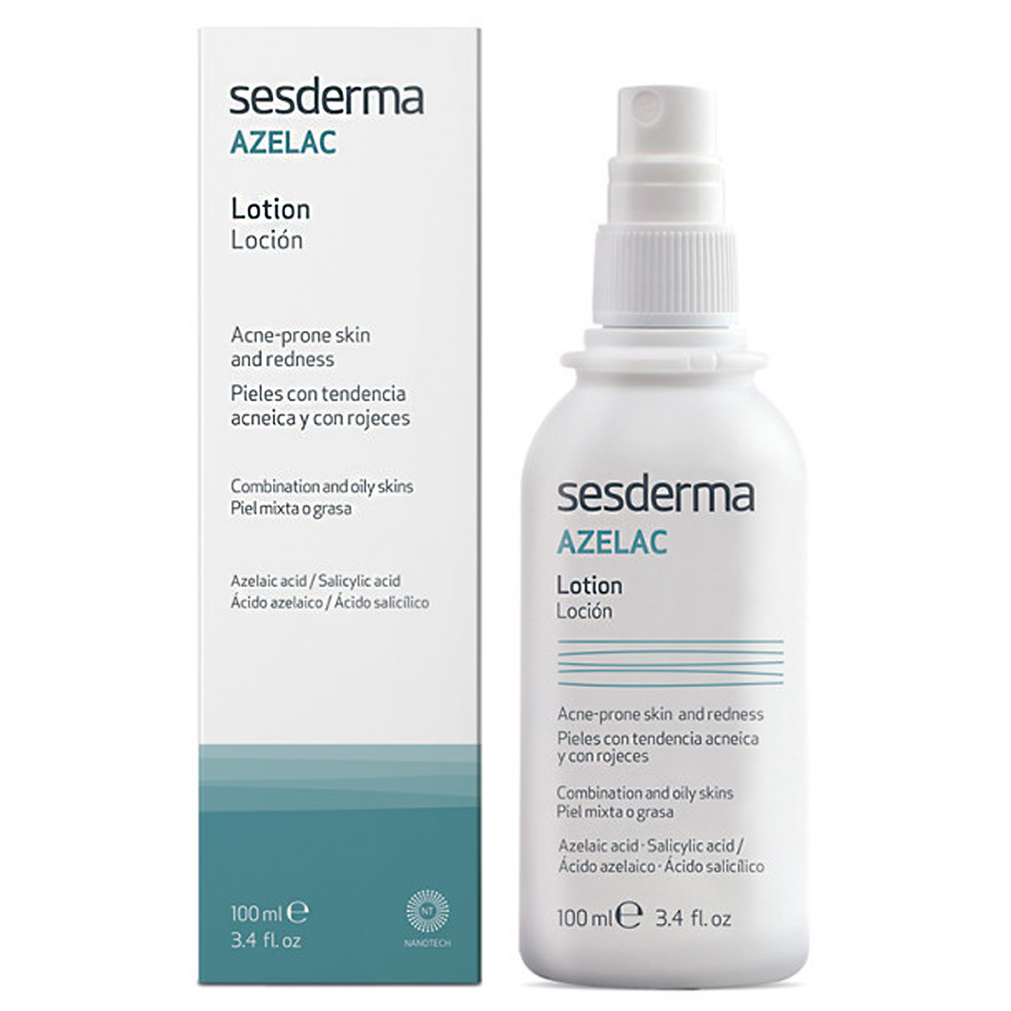 Лосьон для лица, волос и тела SESDERMA Azelac lotion 100 мл