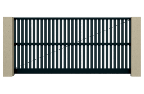Откатные ворота Alutech Prestige 4500х2085 (шхв)