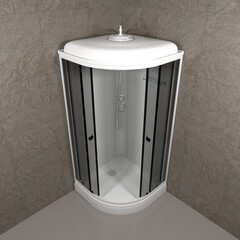 Душевая Кабина Triton Грэй 90*90 А ПД2 тонированное стекло