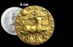 Силиконовый молд № 390 Знак зодиака Стрелец большой 6 см