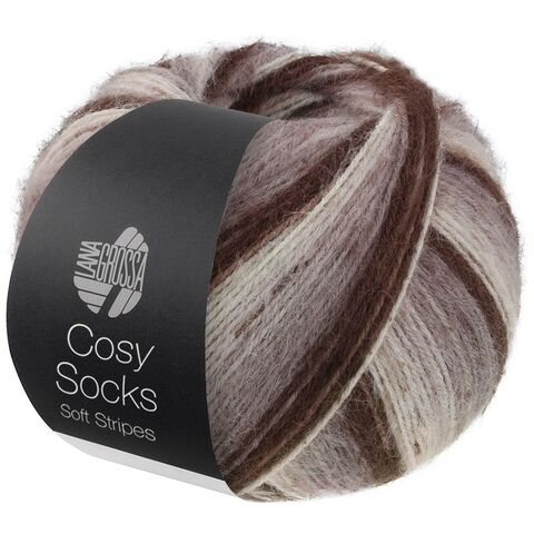 Пряжа Lana Grossa Meilenweit 100 Cosy Socks Soft Stripes 103