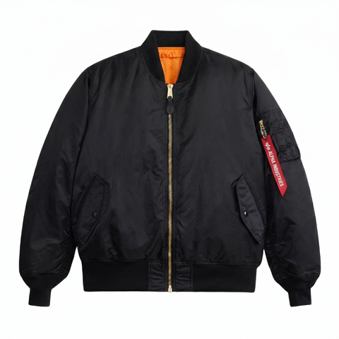 Бомбер Alpha Industries MA-1 Black (Черный)