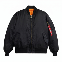 Бомбер Alpha Industries MA-1 Black (Черный)