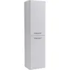 BelBagno DUE-1500-2A-SC-BM-P DUE Шкаф подвесной с двумя распашными дверцами с доводчиками, с двумя полками, универсальный, Белый металлик, 400x300x1500