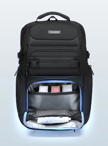 Картинка рюкзак городской Ozuko 9772S Blue - 13