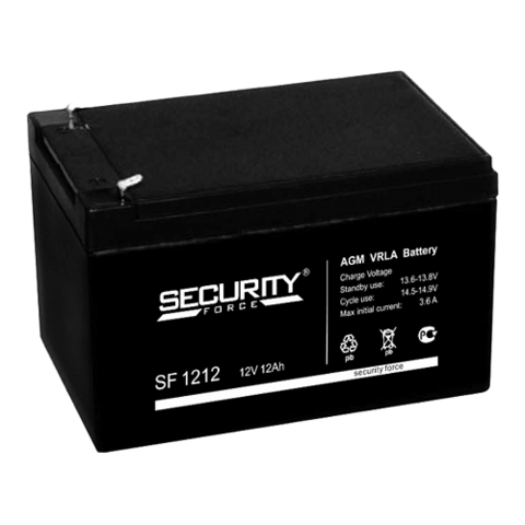 SF 1212 аккумулятор 12В/12Ач Security Force