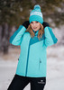Nordski Premium Sport утепленная лыжная куртка женская aquamarine - 1