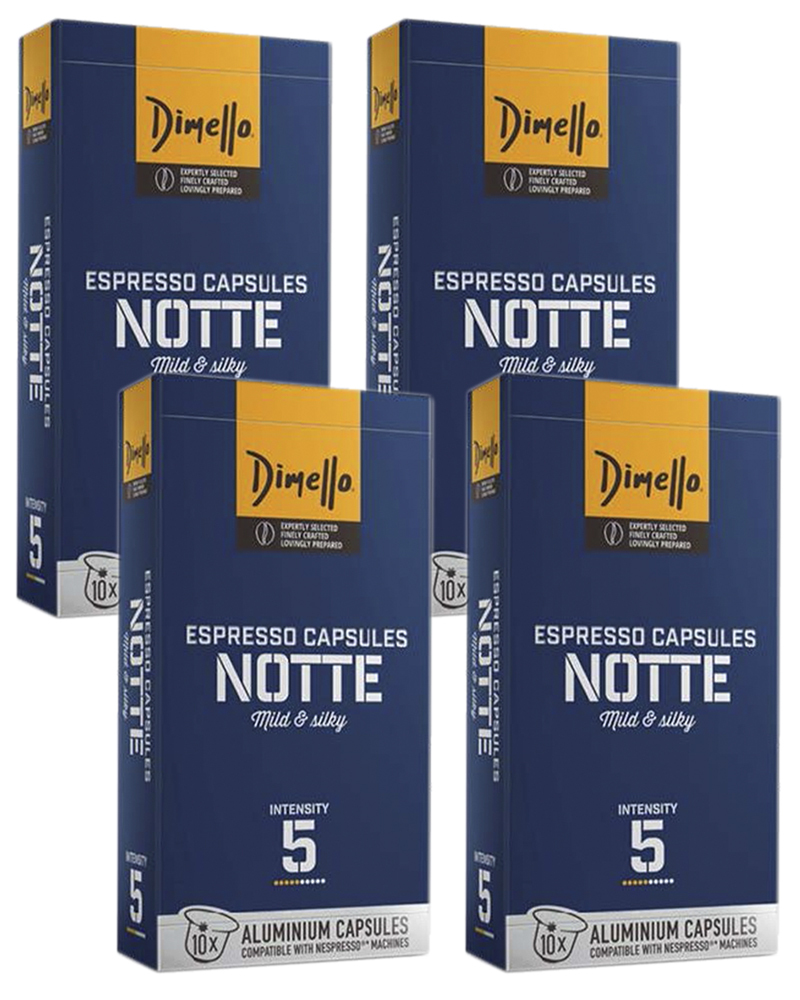 Dimello Кофе в капсулах Notte 10 шт. - 4 уп.