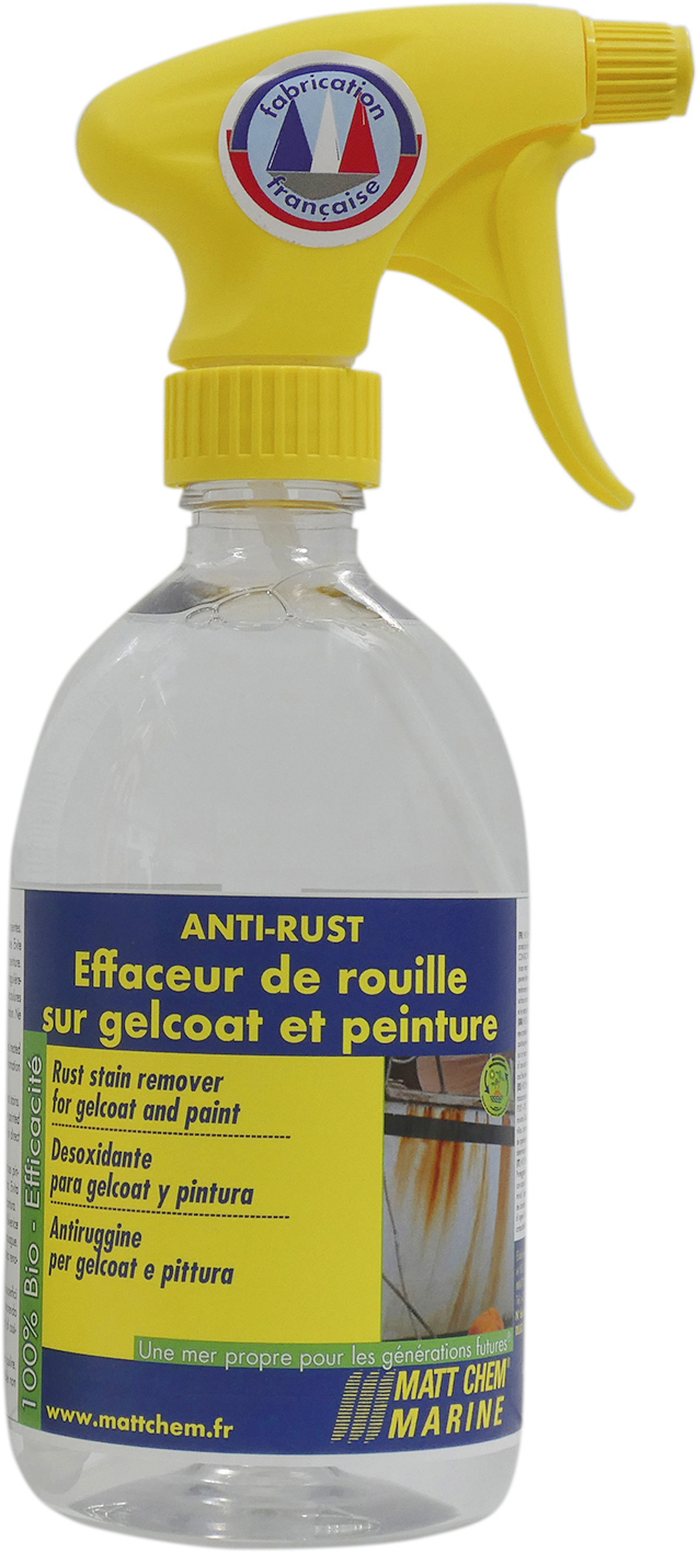 Rust stains remover for gelcoat and paint Anti-rust