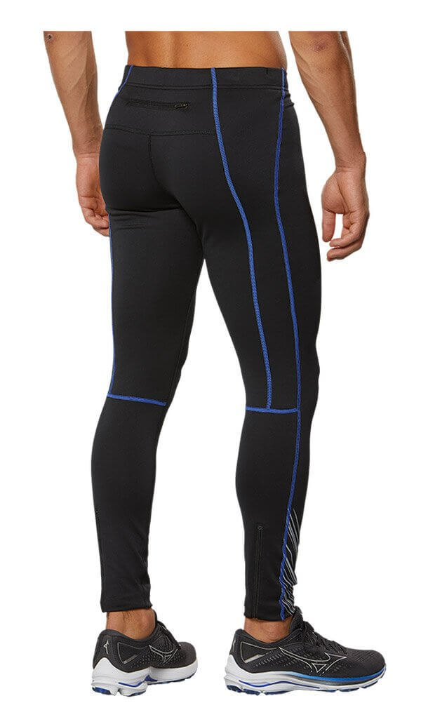 Mizuno Warmalite Tight утепленные беговые тайтсы мужские черные - 4