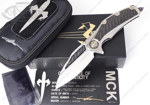 Нож Marfione Custom Knives Super Matrix-R Carbon 