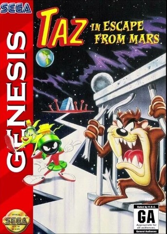 Игра Taz in Escape from Mars (Sega Genesis) (Б/У)