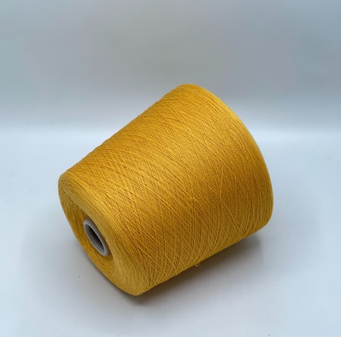 Бобинная пряжа,Cotton, 2540м. 100%Хлопок, Апельсин(404), 39259